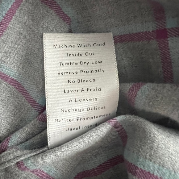 Grayson x Anthropologie - The Hero Flannel Buttondown Lightweight Shirt Sz 5/XL - Picture 10 of 11